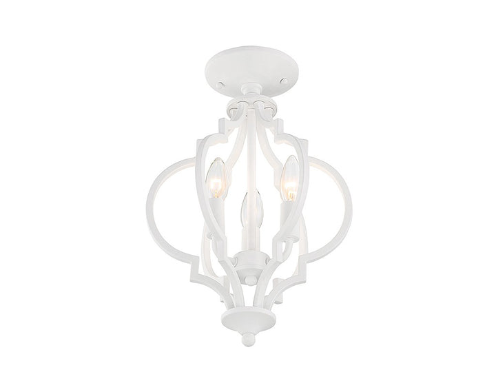 Meridian M60055BQW Ceiling Light - Bisque White