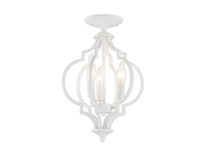 Meridian M60055BQW Ceiling Light - Bisque White