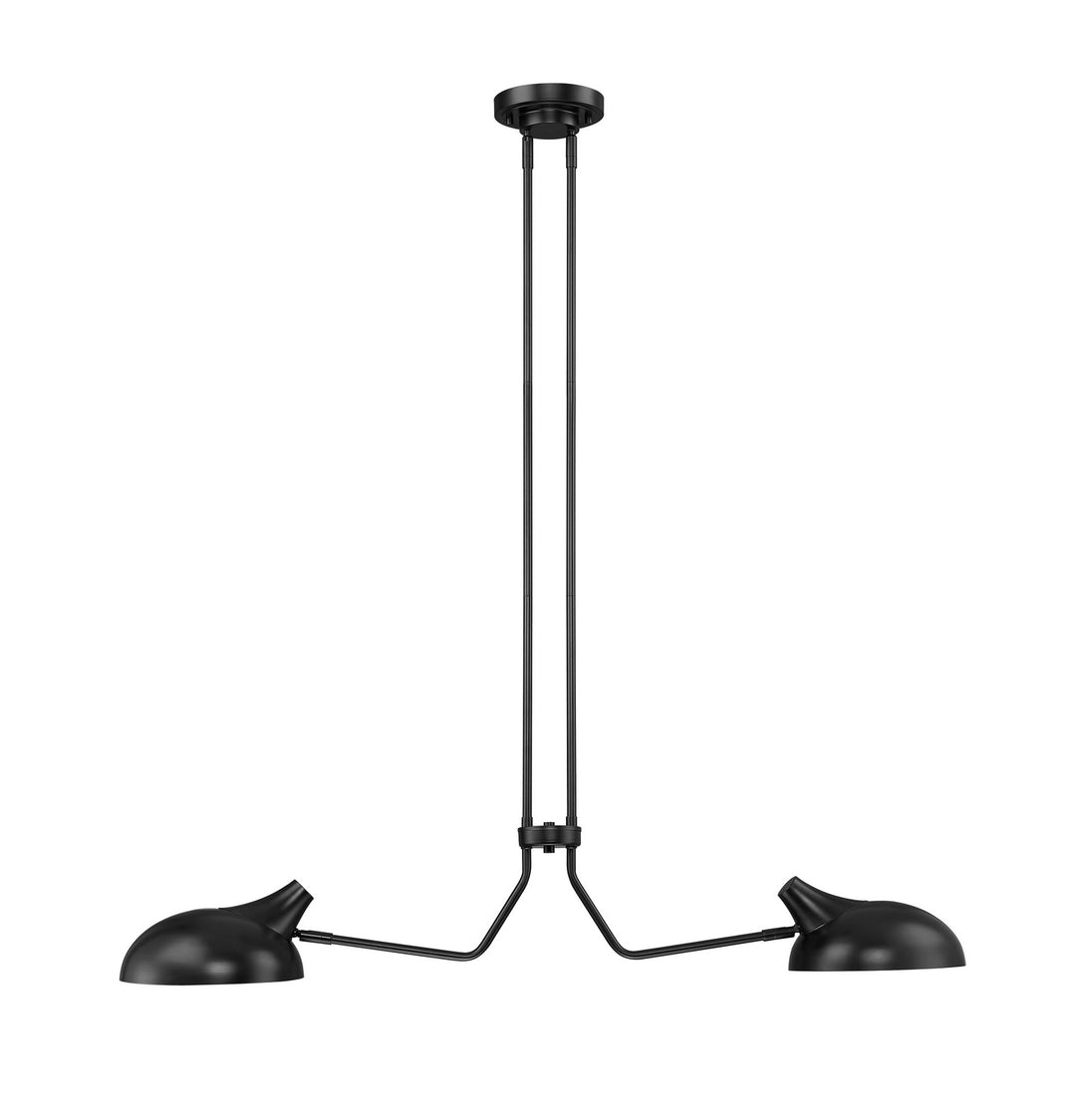 Z-Lite Bellamy 1942-2L-MB Pendant Light - Matte Black