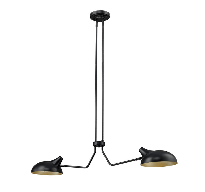 Z-Lite Bellamy 1942-2L-MB Pendant Light - Matte Black