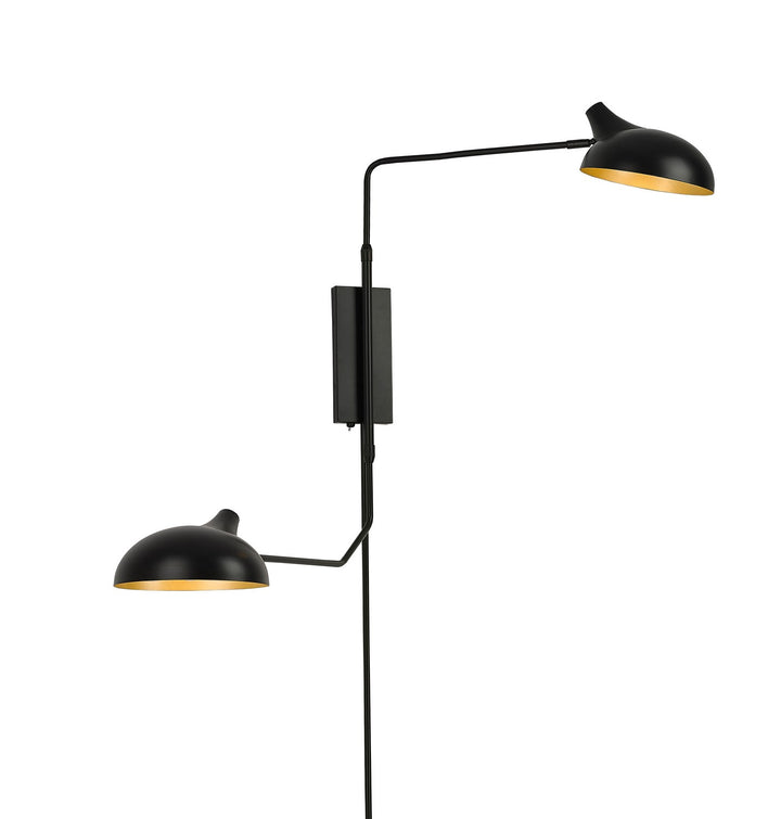 Z-Lite Lighting 1942-2S-MB  Bellamy Lamp Matte Black