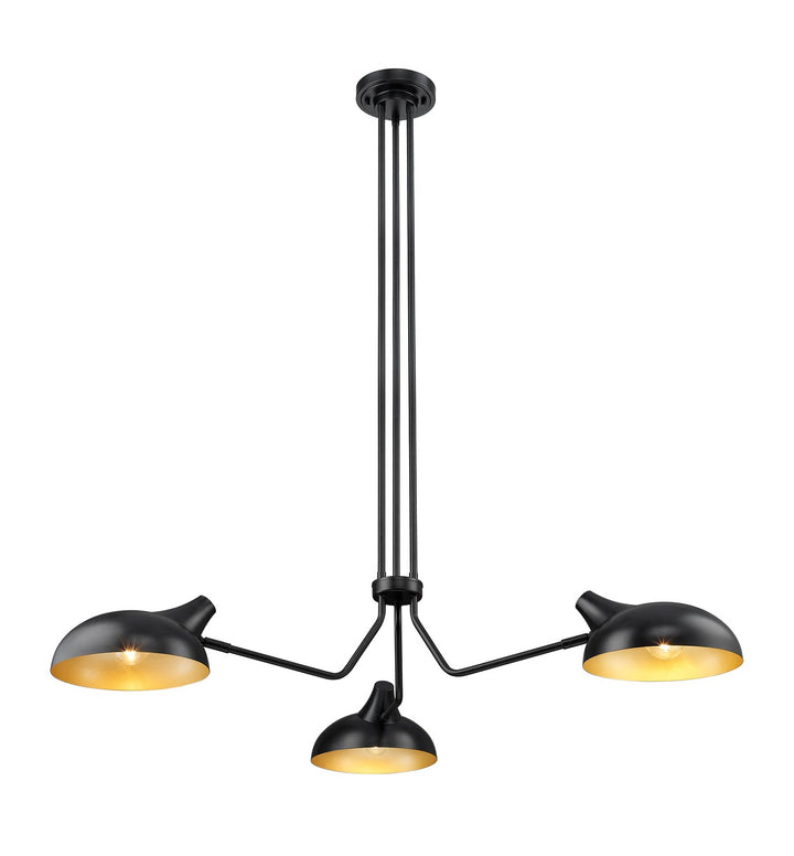 Z-Lite Bellamy 1942-3MB Chandelier Light - Matte Black