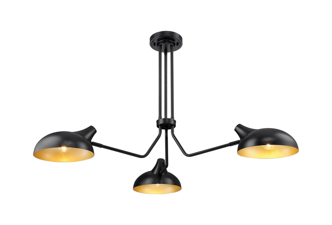 Z-Lite Bellamy 1942-3SF-MB Ceiling Light - Matte Black