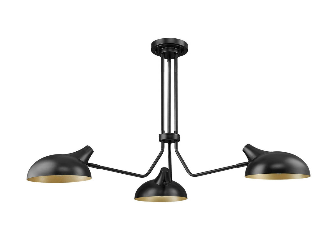 Z-Lite Bellamy 1942-3SF-MB Ceiling Light - Matte Black