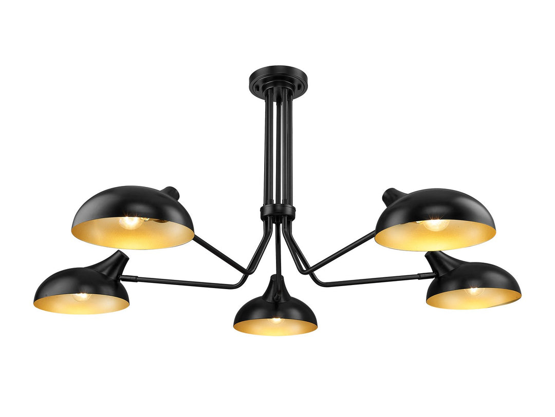 Z-Lite Bellamy 1942-5SF-MB Ceiling Light - Matte Black