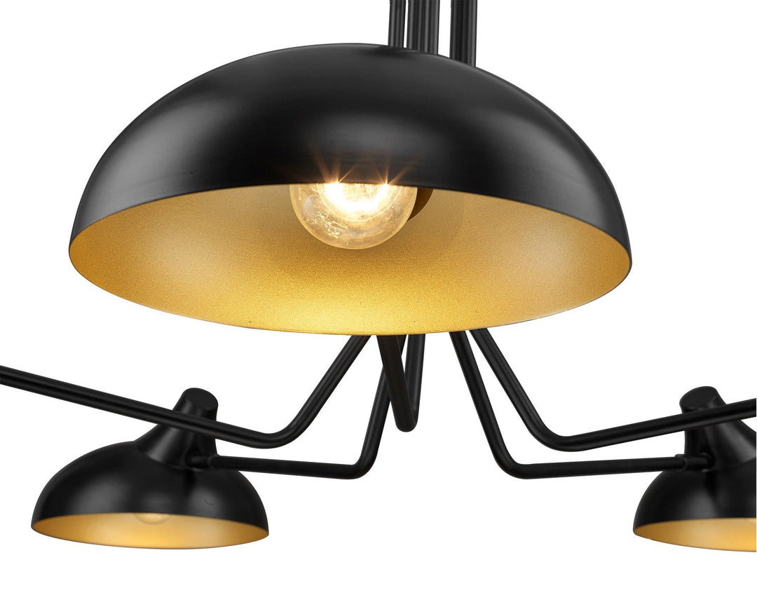 Z-Lite Bellamy 1942-5SF-MB Ceiling Light - Matte Black