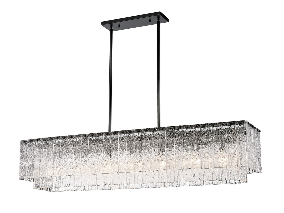 Z-Lite Glacier 1943-53L-MB Pendant Light - Matte Black