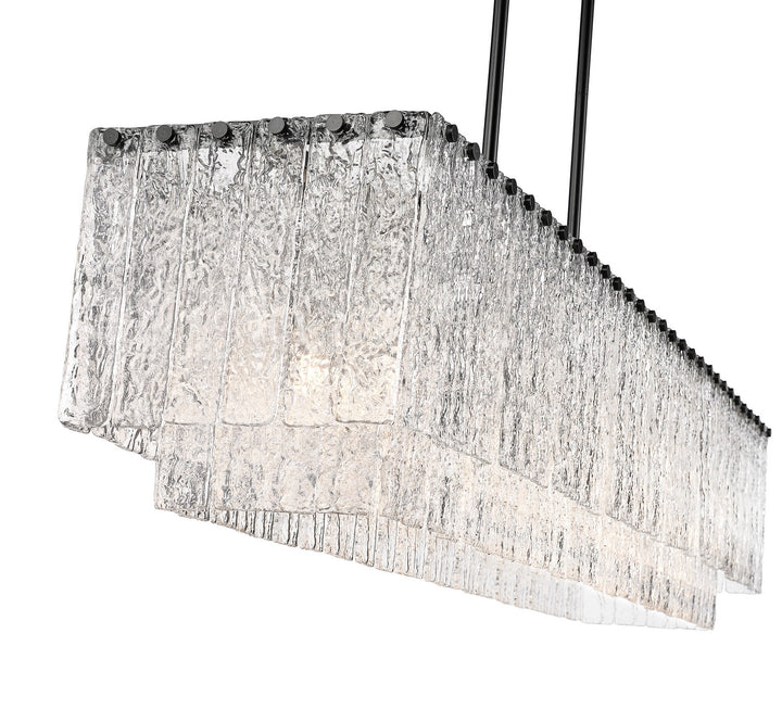Z-Lite Glacier 1943-53L-MB Pendant Light - Matte Black