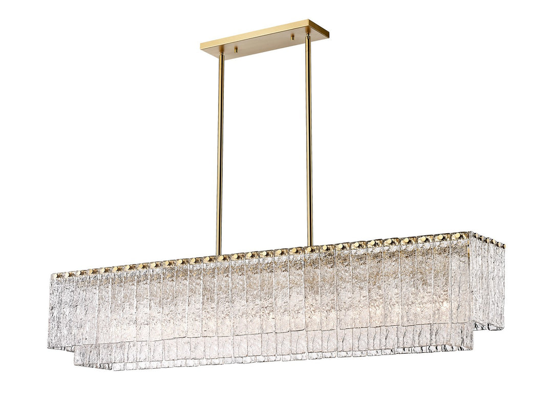 Z-Lite Glacier 1943-53L-MGLD Pendant Light - Modern Gold