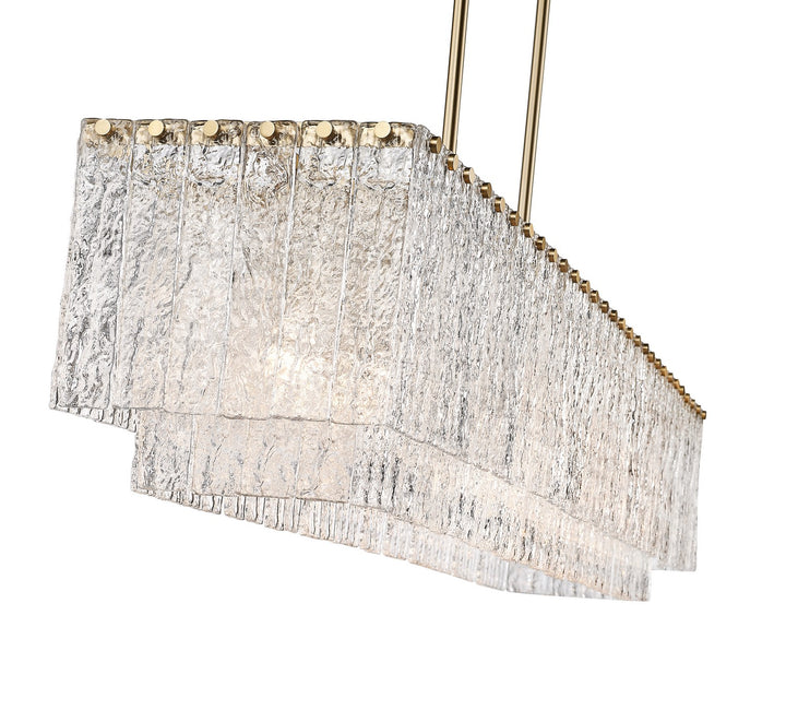Z-Lite Glacier 1943-53L-MGLD Pendant Light - Modern Gold