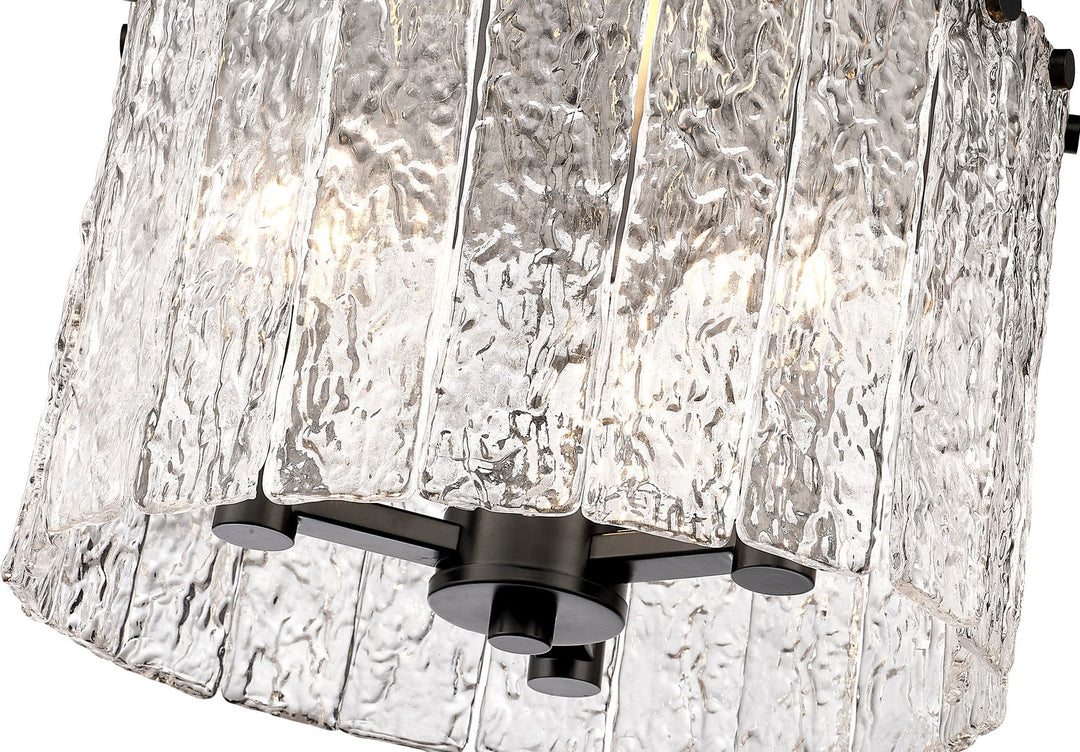 Z-Lite Glacier 1943F12-MB Ceiling Light - Matte Black
