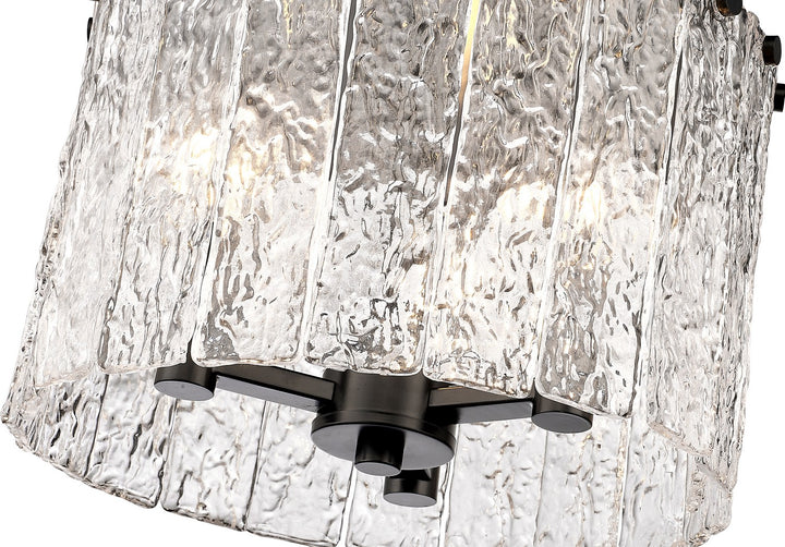 Z-Lite Glacier 1943F12-MB Ceiling Light - Matte Black