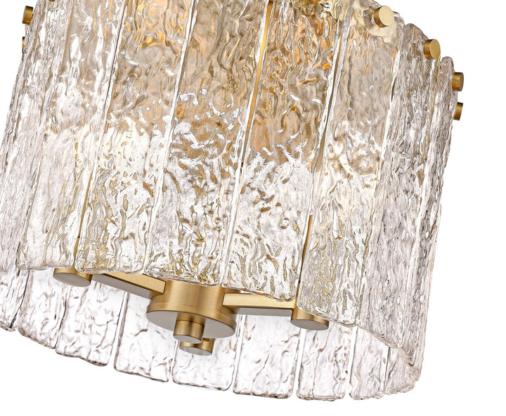 Z-Lite Glacier 1943F12-MGLD Ceiling Light - Modern Gold