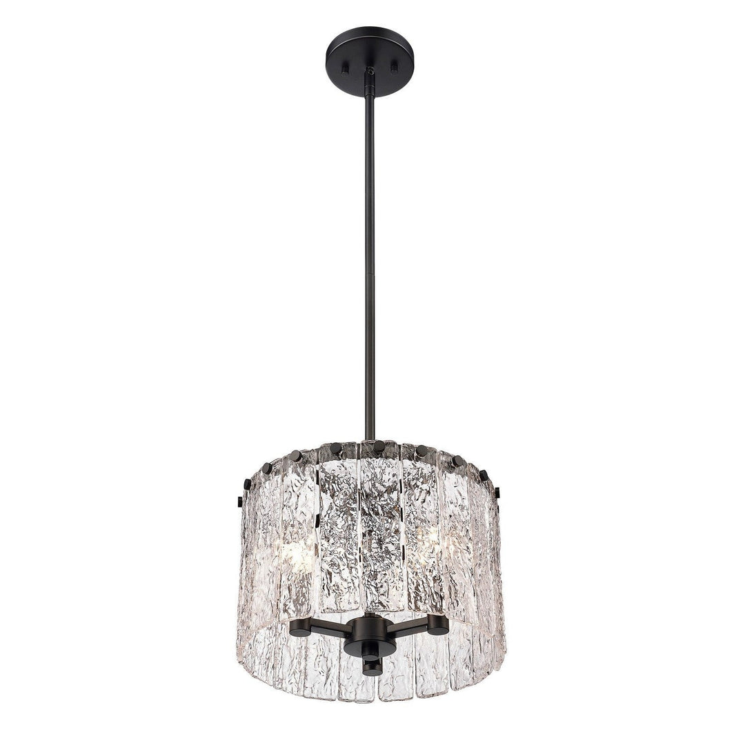 Z-Lite Glacier 1943P12-MB Chandelier Light - Matte Black