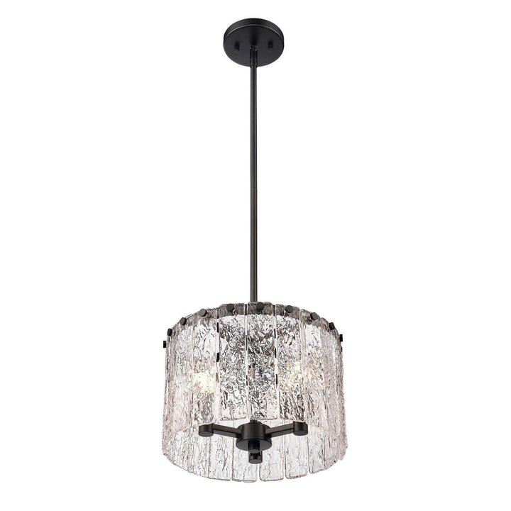Z-Lite Glacier 1943P12-MB Chandelier Light - Matte Black