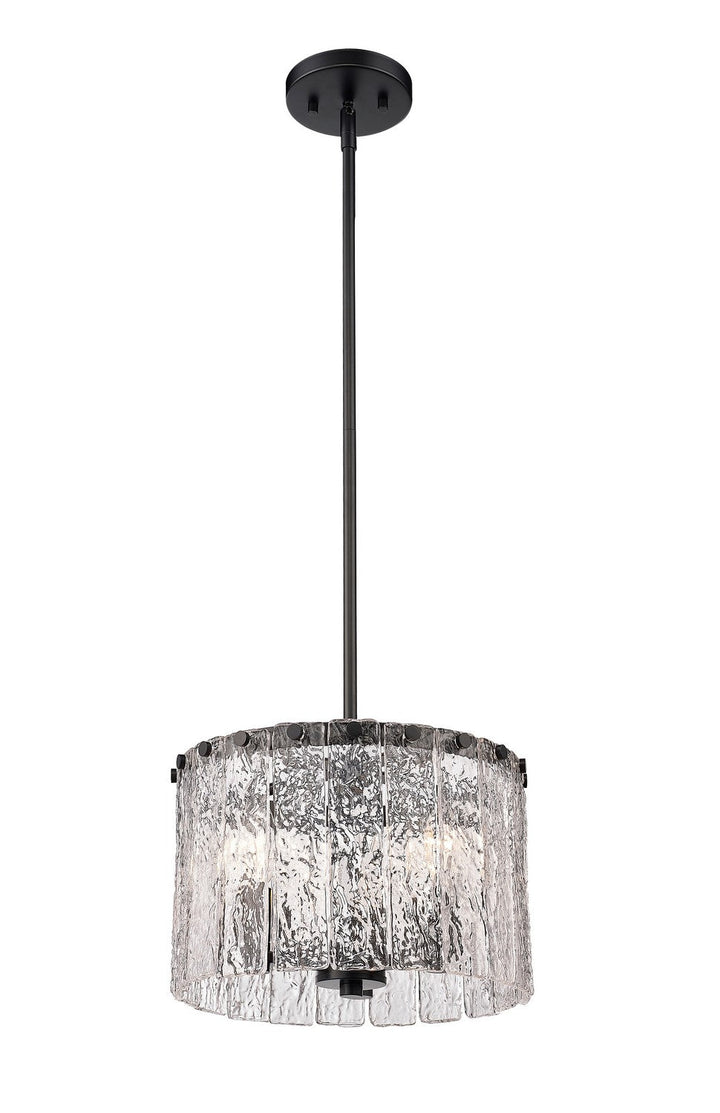 Z-Lite Glacier 1943P12-MB Chandelier Light - Matte Black