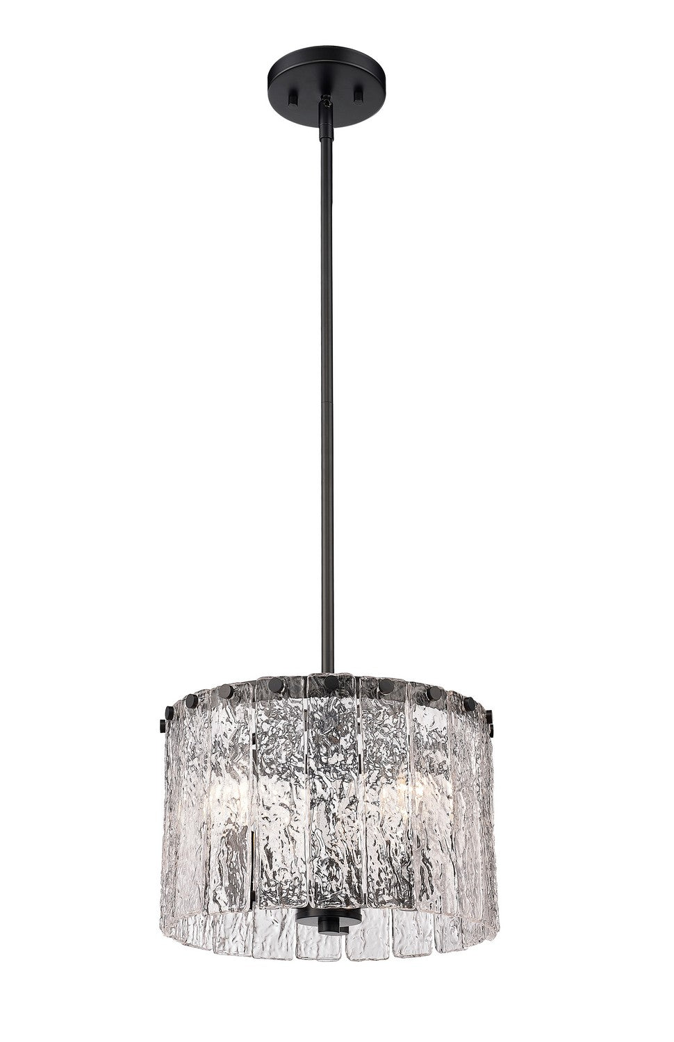 Z-Lite Glacier 1943P12-MB Chandelier Light - Matte Black