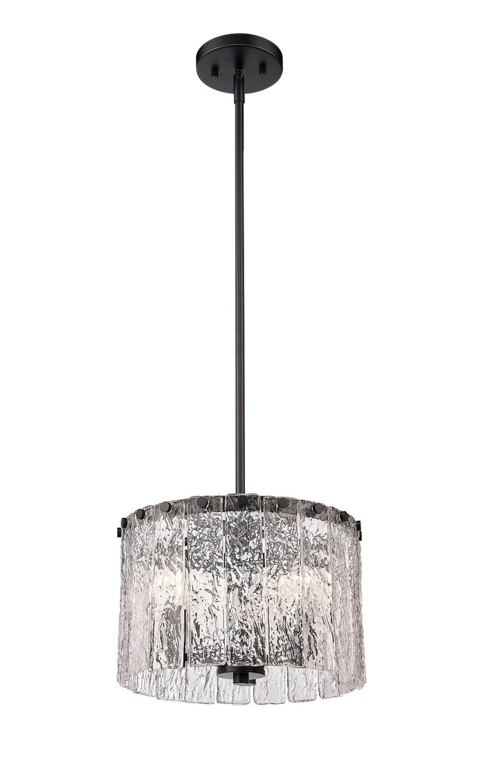 Z-Lite Glacier 1943P12-MB Chandelier Light - Matte Black