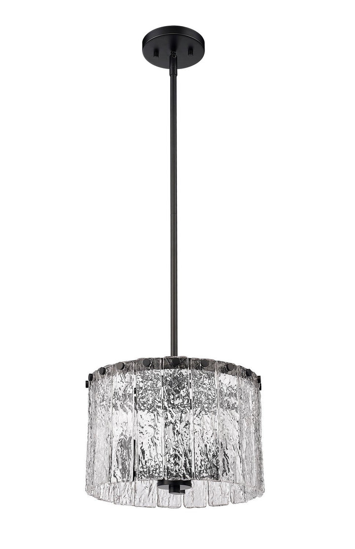Z-Lite Glacier 1943P12-MB Chandelier Light - Matte Black