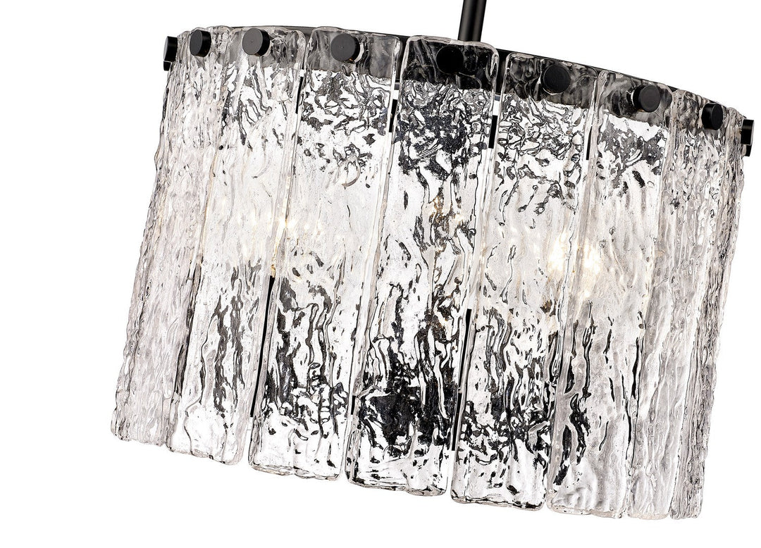 Z-Lite Glacier 1943P12-MB Chandelier Light - Matte Black
