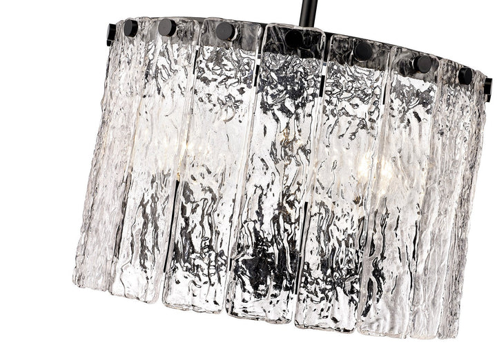 Z-Lite Glacier 1943P12-MB Chandelier Light - Matte Black