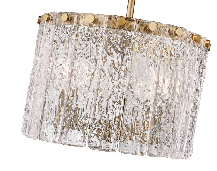 Z-Lite Glacier 1943P12-MGLD Chandelier Light - Modern Gold
