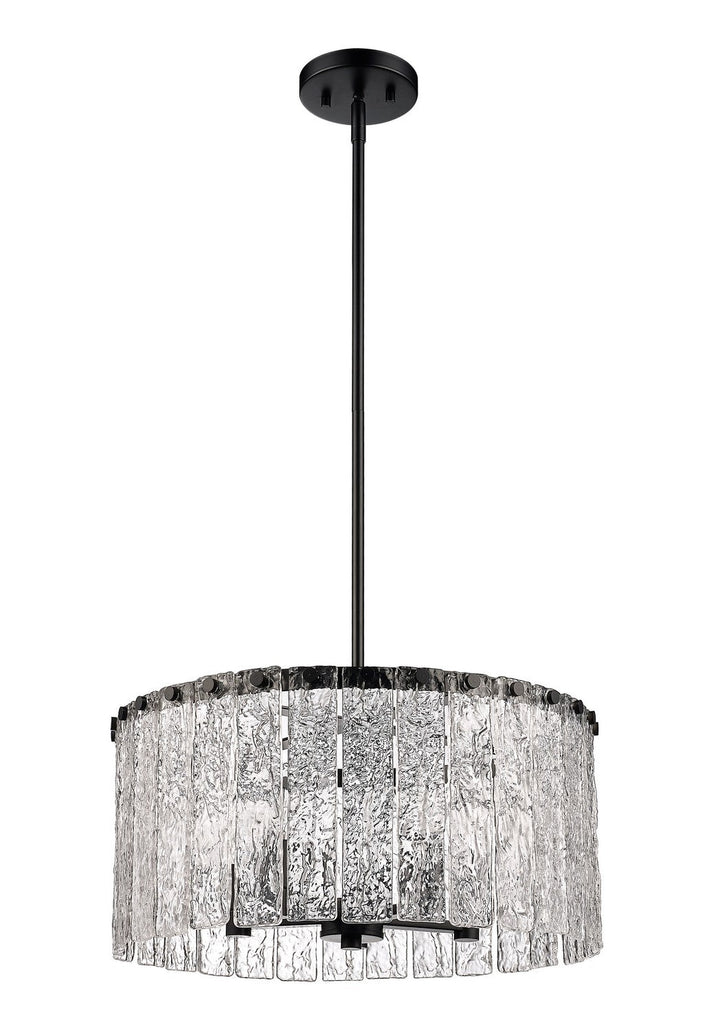 Z-Lite Glacier 1943P18-MB Chandelier Light - Matte Black