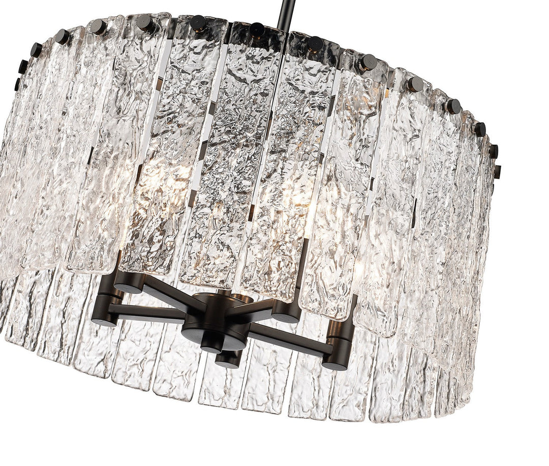Z-Lite Glacier 1943P18-MB Chandelier Light - Matte Black