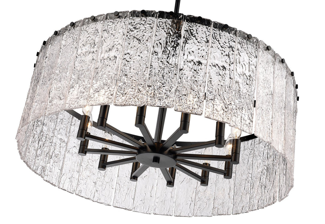 Z-Lite Glacier 1943P32-MB Chandelier Light - Matte Black