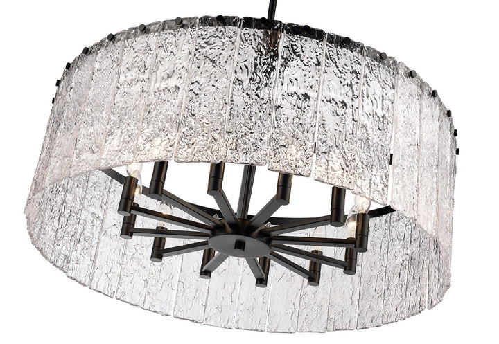 Z-Lite Glacier 1943P32-MB Chandelier Light - Matte Black