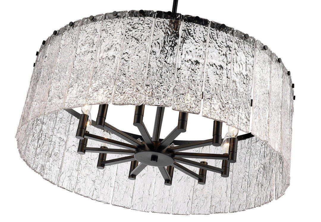 Z-Lite Glacier 1943P32-MB Chandelier Light - Matte Black
