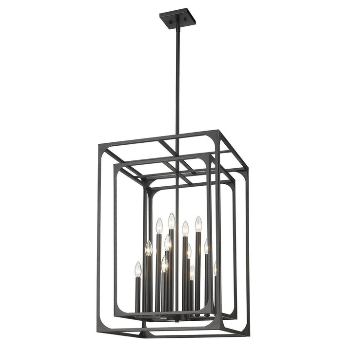 Z-Lite Easton 3038-12MB Pendant Light - Matte Black