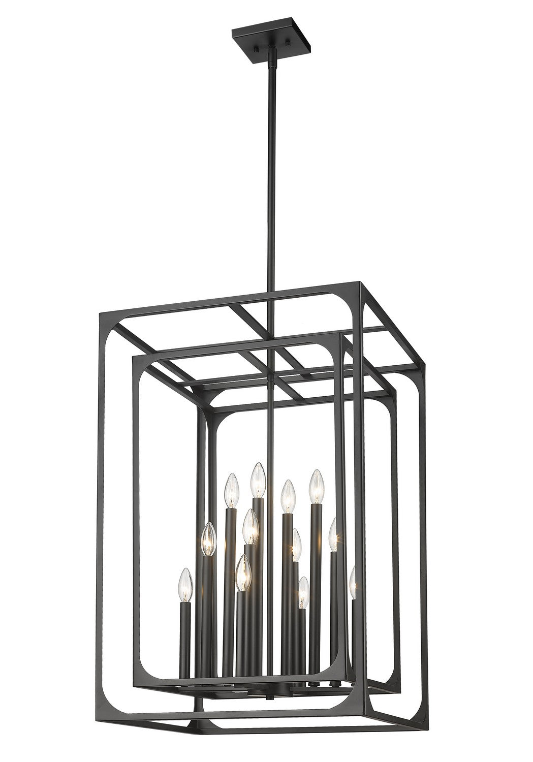 Z-Lite Easton 3038-12MB Pendant Light - Matte Black