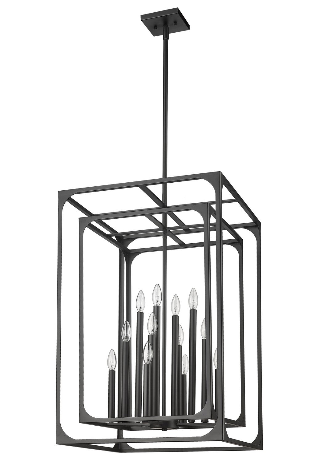Z-Lite Easton 3038-12MB Pendant Light - Matte Black