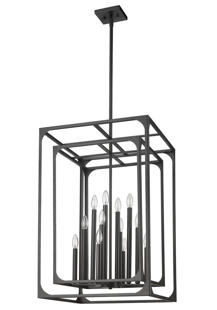 Z-Lite Easton 3038-12MB Pendant Light - Matte Black