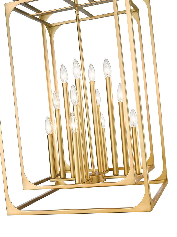 Z-Lite Easton 3038-12RB Pendant Light - Rubbed Brass