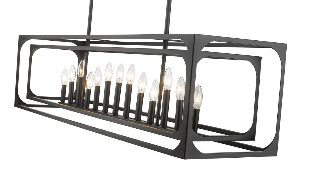 Z-Lite Easton 3038-13L-MB Pendant Light - Matte Black