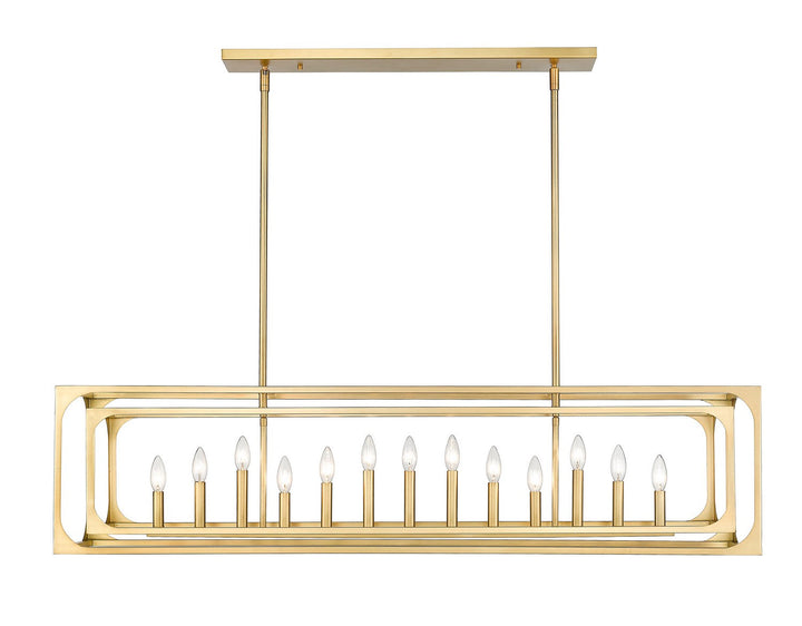 Z-Lite Easton 3038-13L-RB Pendant Light - Rubbed Brass