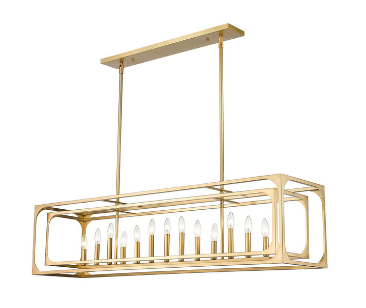 Z-Lite Easton 3038-13L-RB Pendant Light - Rubbed Brass