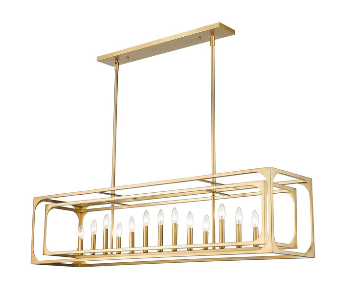 Z-Lite Easton 3038-13L-RB Pendant Light - Rubbed Brass