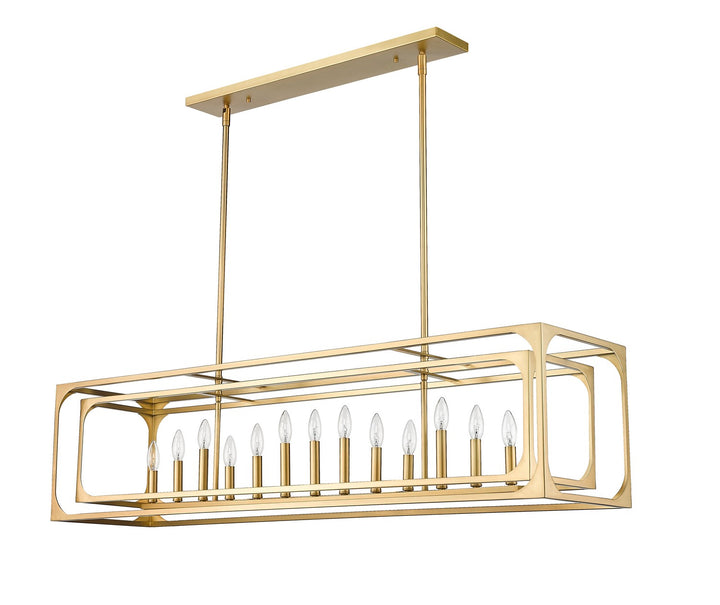 Z-Lite Easton 3038-13L-RB Pendant Light - Rubbed Brass
