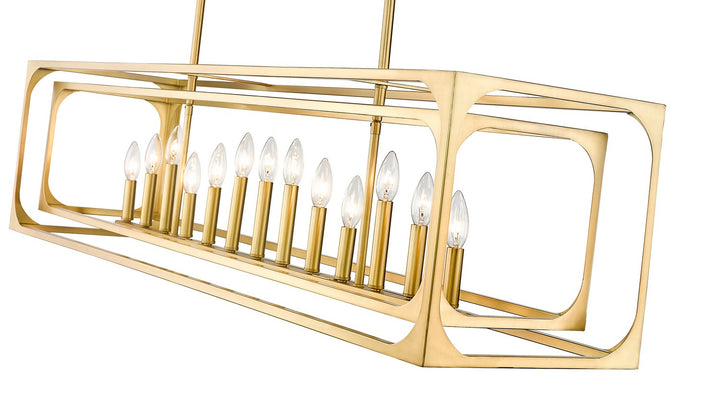 Z-Lite Easton 3038-13L-RB Pendant Light - Rubbed Brass