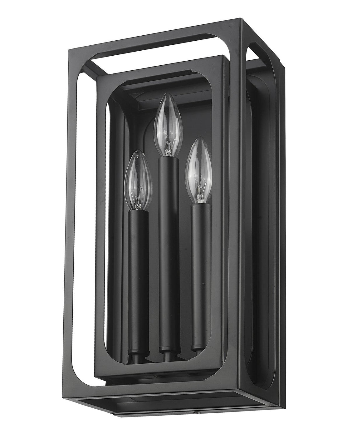 Z-Lite Easton 3038-3S-MB Wall Sconce Light - Matte Black