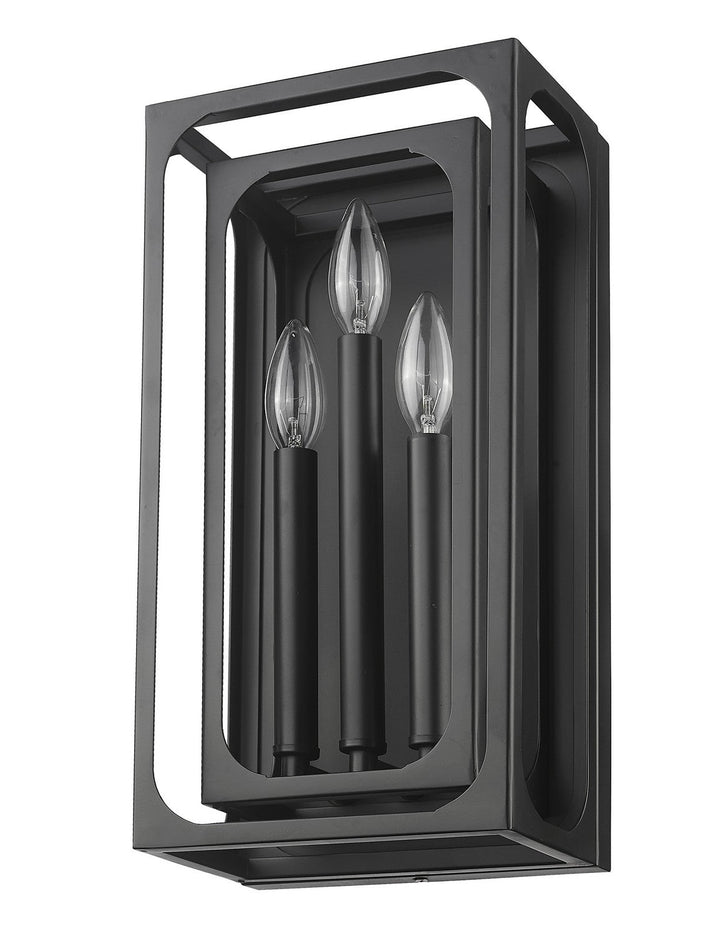 Z-Lite Easton 3038-3S-MB Wall Sconce Light - Matte Black