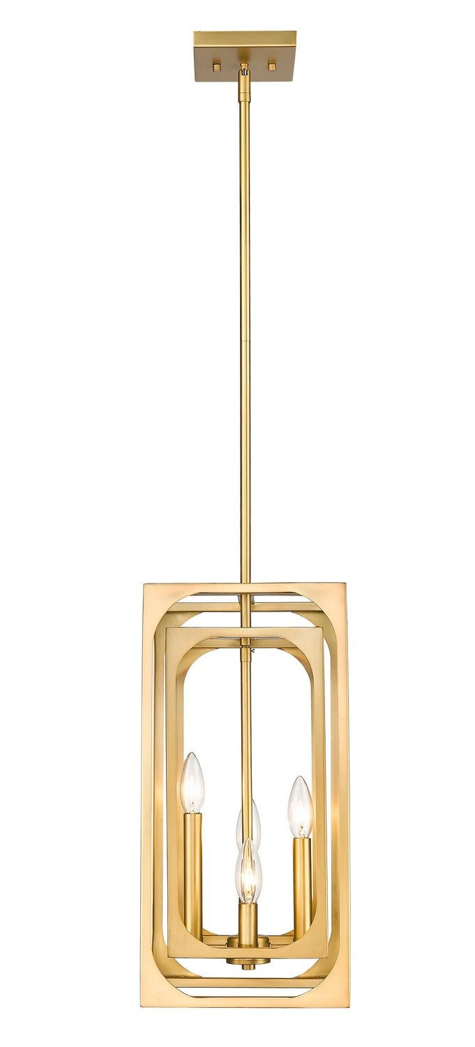 Z-Lite Easton 3038-4RB Pendant Light - Rubbed Brass