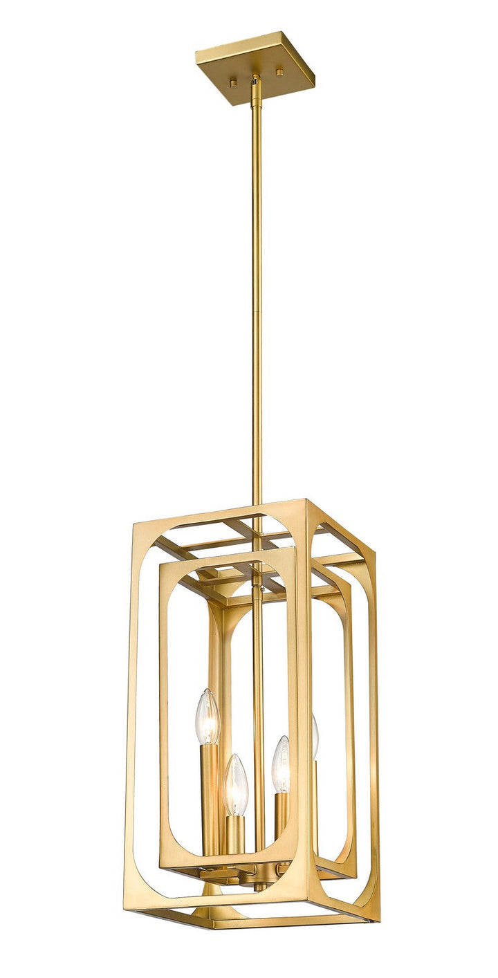 Z-Lite Easton 3038-4RB Pendant Light - Rubbed Brass