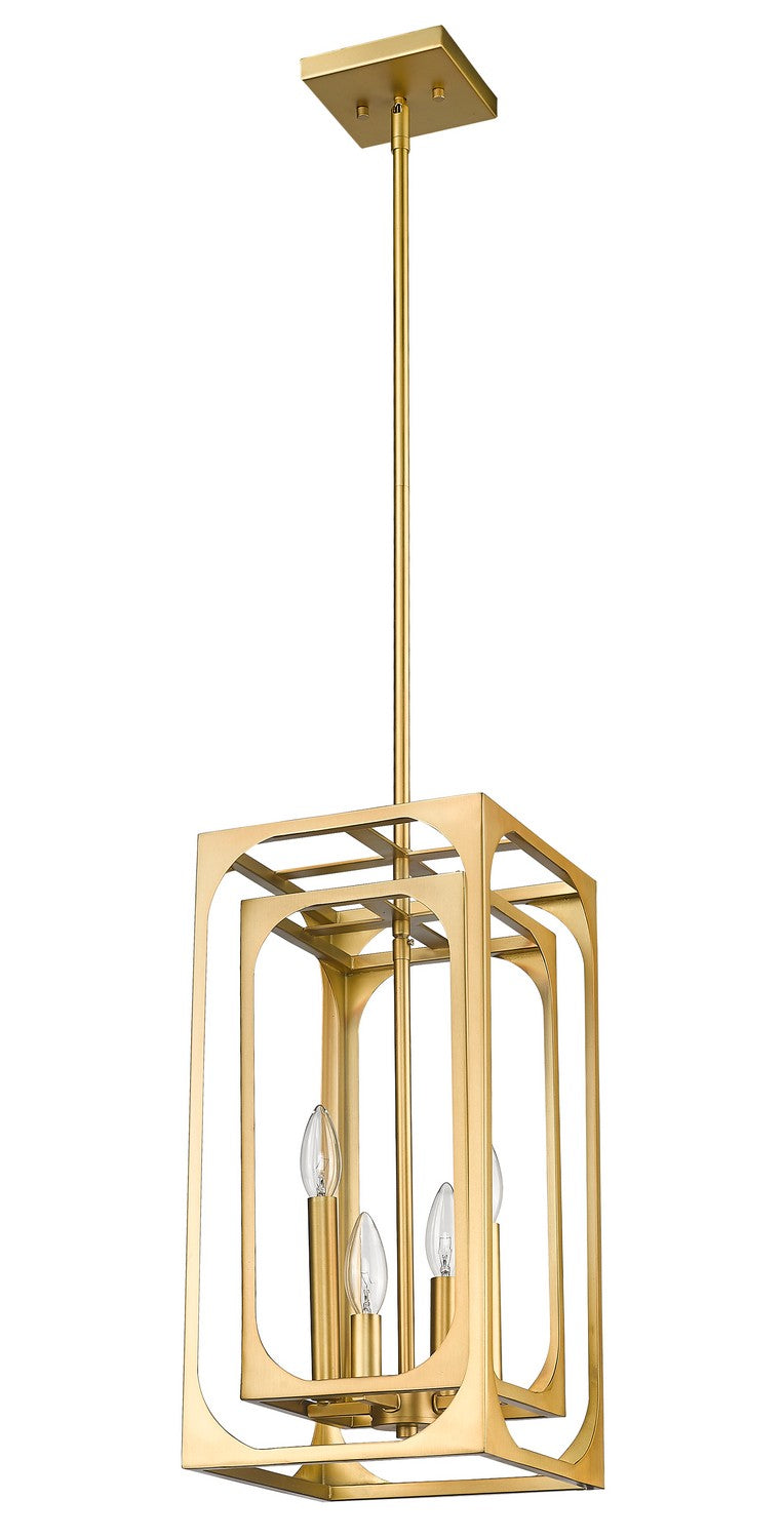 Z-Lite Easton 3038-4RB Pendant Light - Rubbed Brass