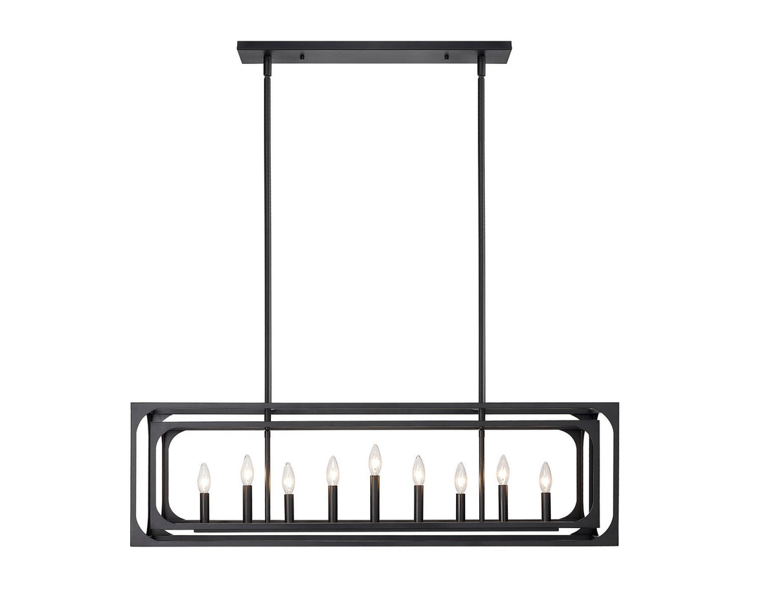 Z-Lite Easton 3038-9L-MB Pendant Light - Matte Black