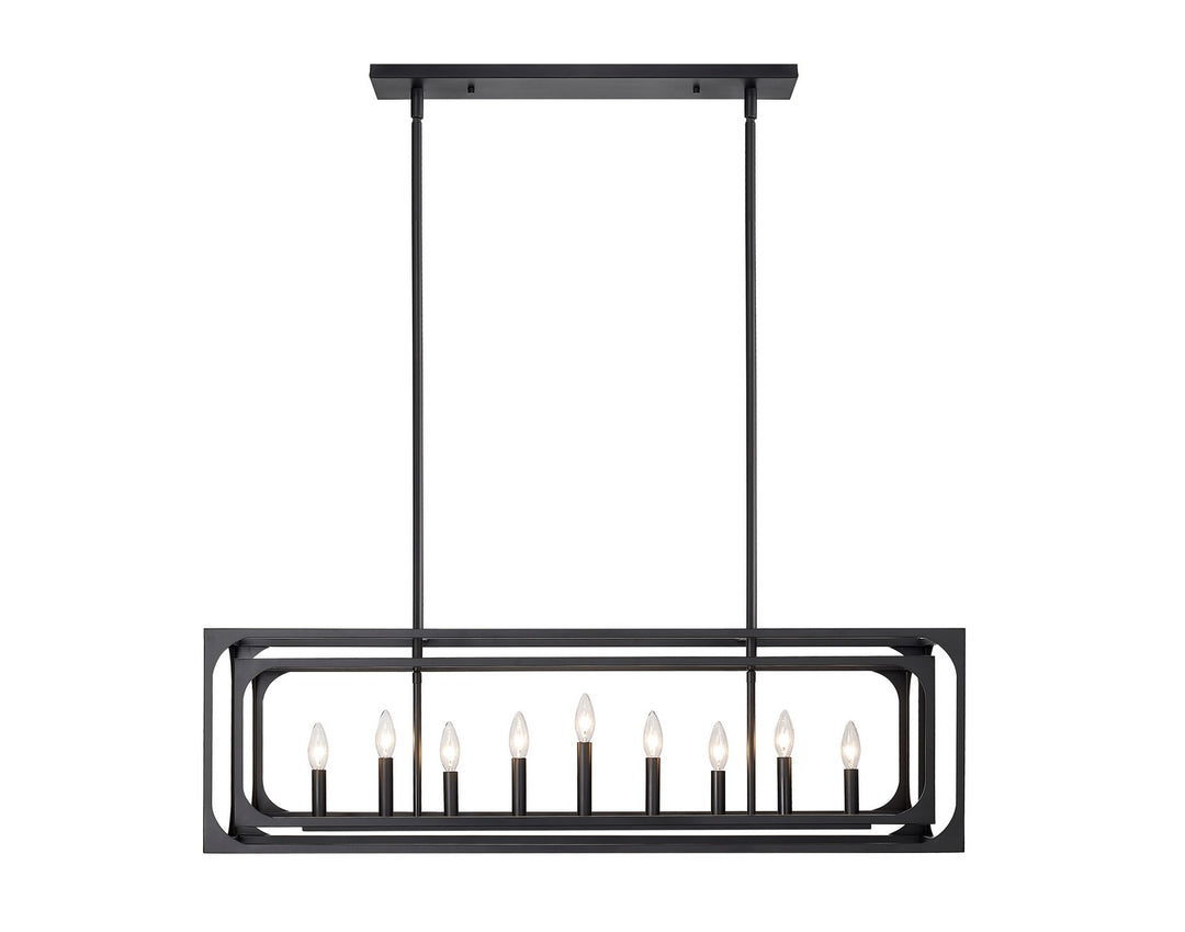Z-Lite Easton 3038-9L-MB Pendant Light - Matte Black