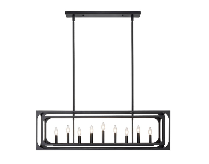 Z-Lite Easton 3038-9L-MB Pendant Light - Matte Black